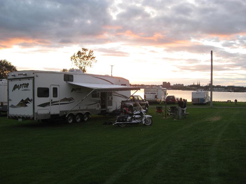 Sunset over Charlottetown